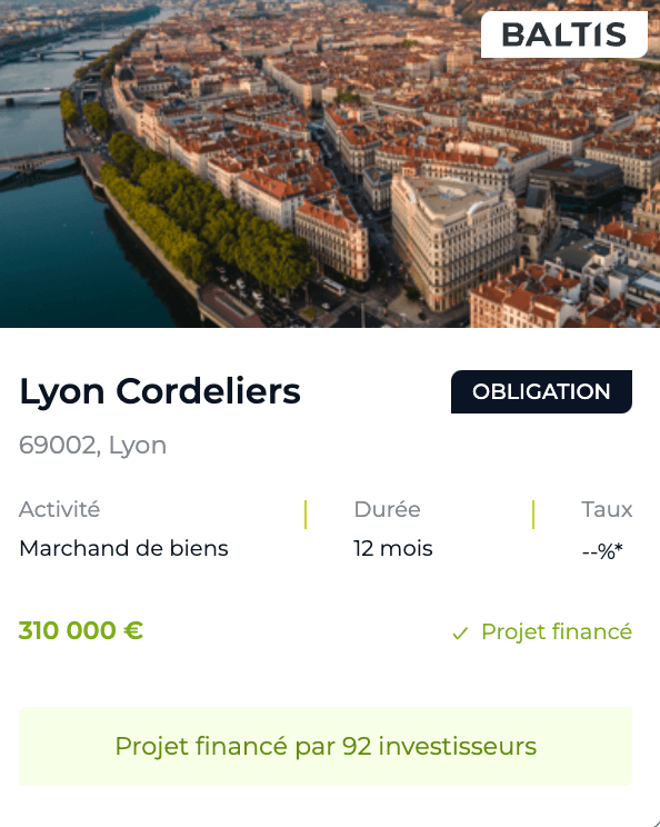 Projet Lyon Cordeliers Baltis